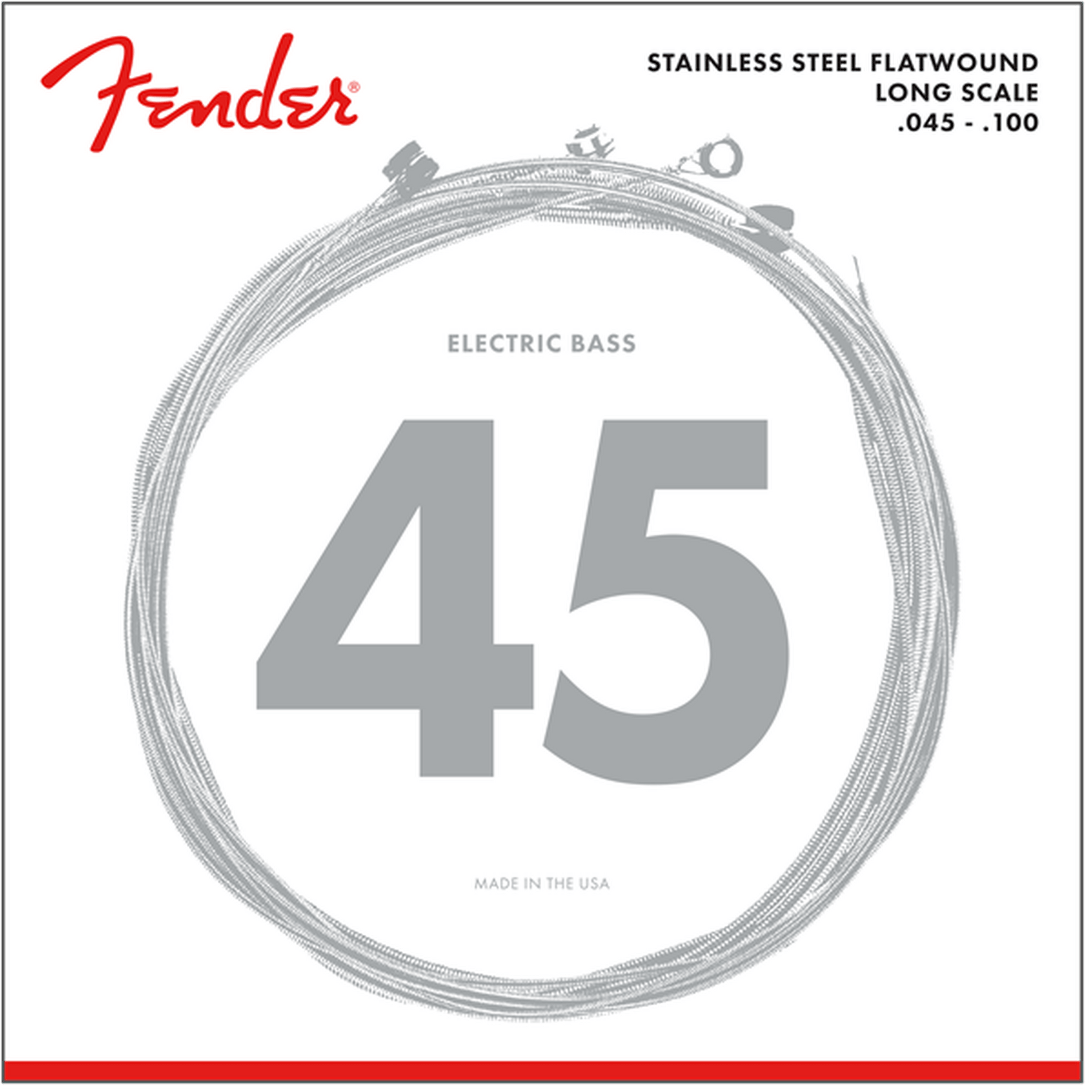 FENDER BASS STRINGS 45-100 STAINLESS STEEL - Joondalup Music Centre