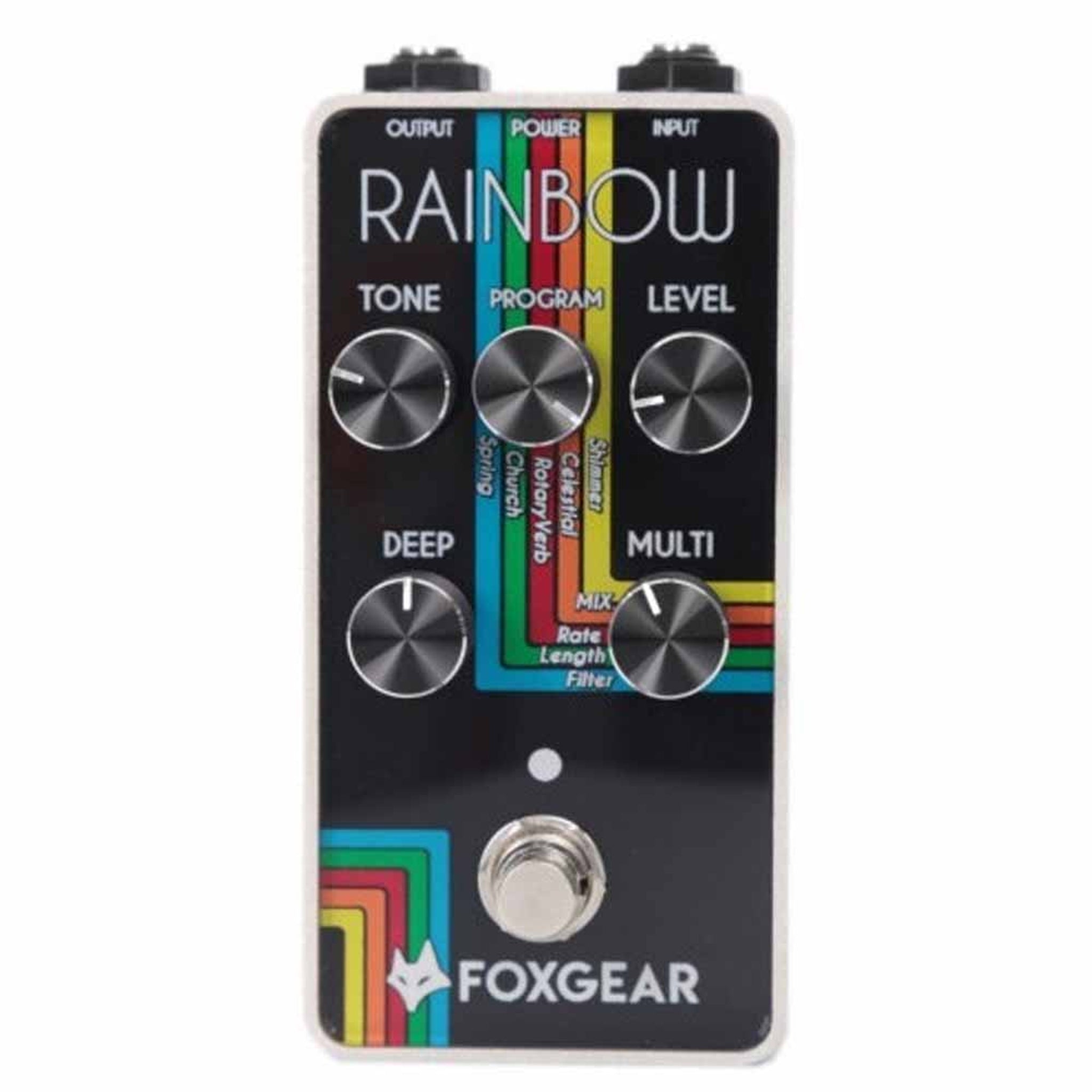 Fox Reverbe Foxgear Rainbow Digital Reverb Effects Pedal – Joondalup Music Centre