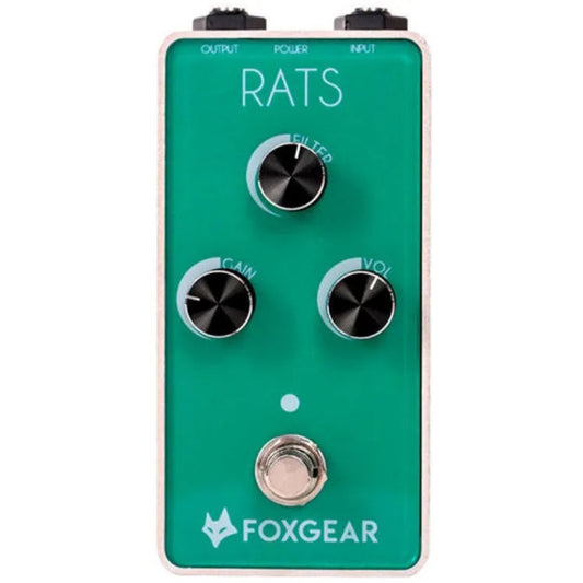 FOXGEAR RATS DISTORTION EFFECTS PEDAL - Joondalup Music Centre