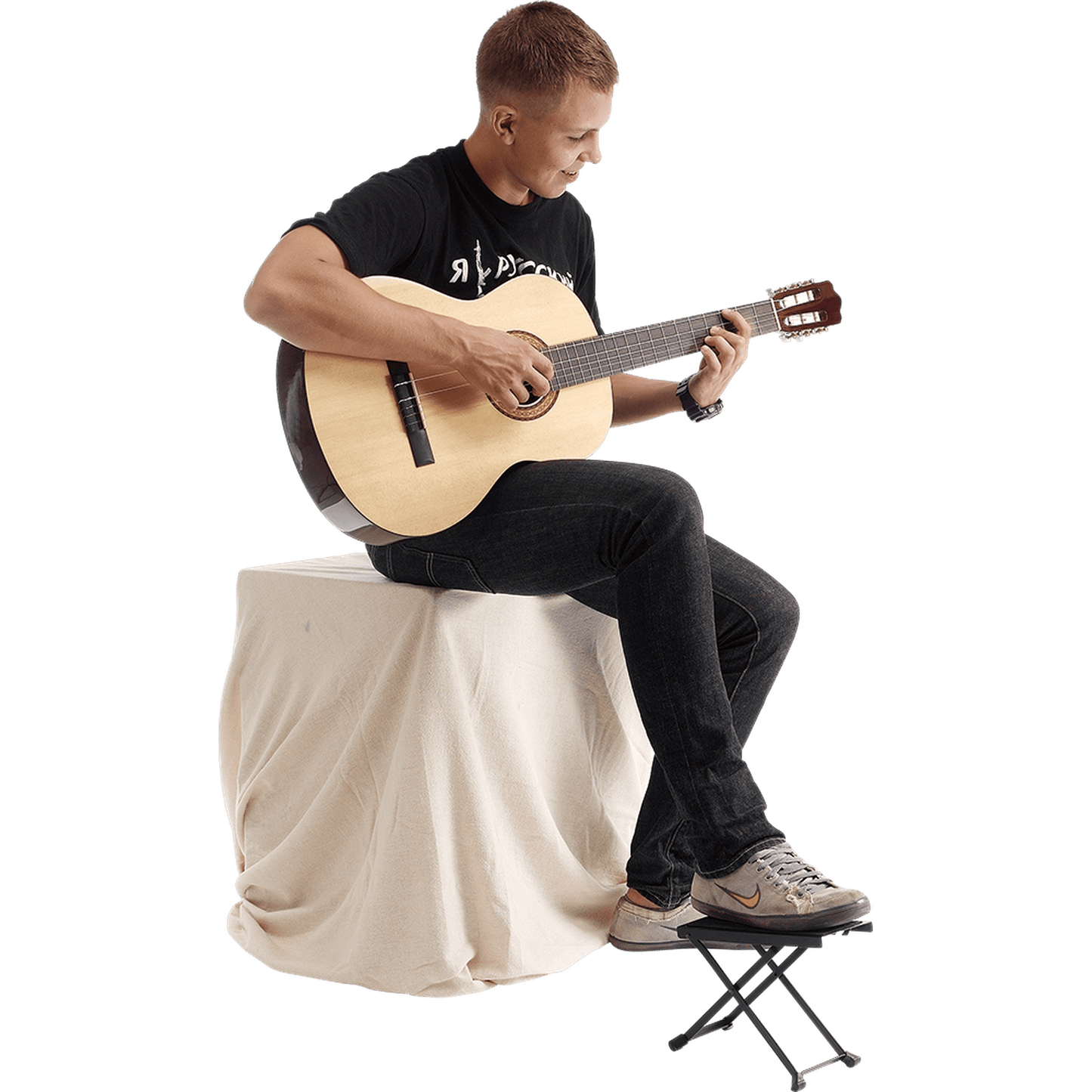 Hercules FS100B: Guitarist's Foot Stool - STANDS - [shop-name]