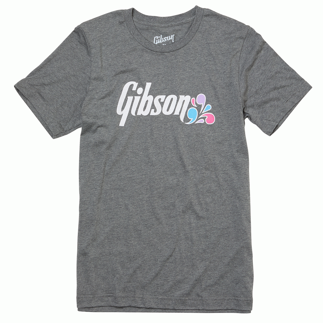 Gibson Floral Logo Tshirt - Large - Joondalup Music Centre