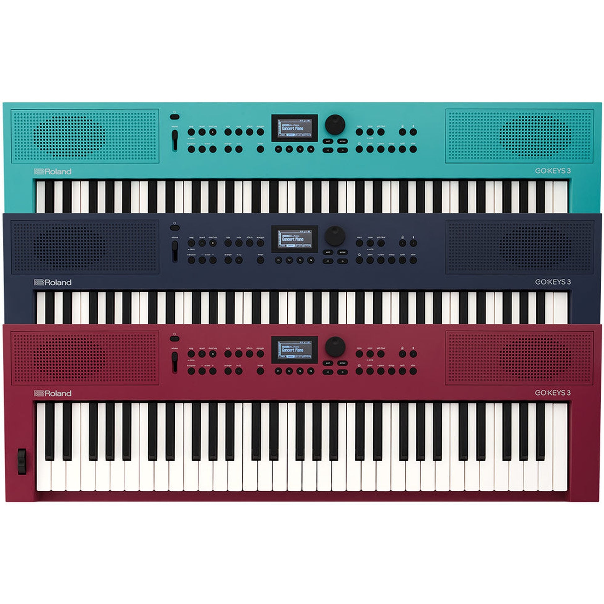 Roland GO:KEYS 3 Portable Keyboard - Midnight Blue - Joondalup Music Centre