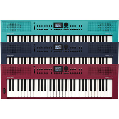 Roland GO:KEYS 3 Portable Keyboard - Midnight Blue - Joondalup Music Centre