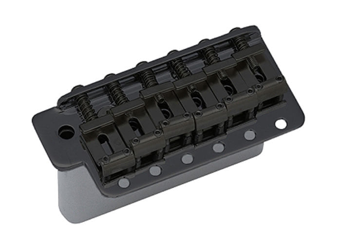 Gotoh GE101T Vintage 6-point Tremolo Bridge in Black Chrome Finish