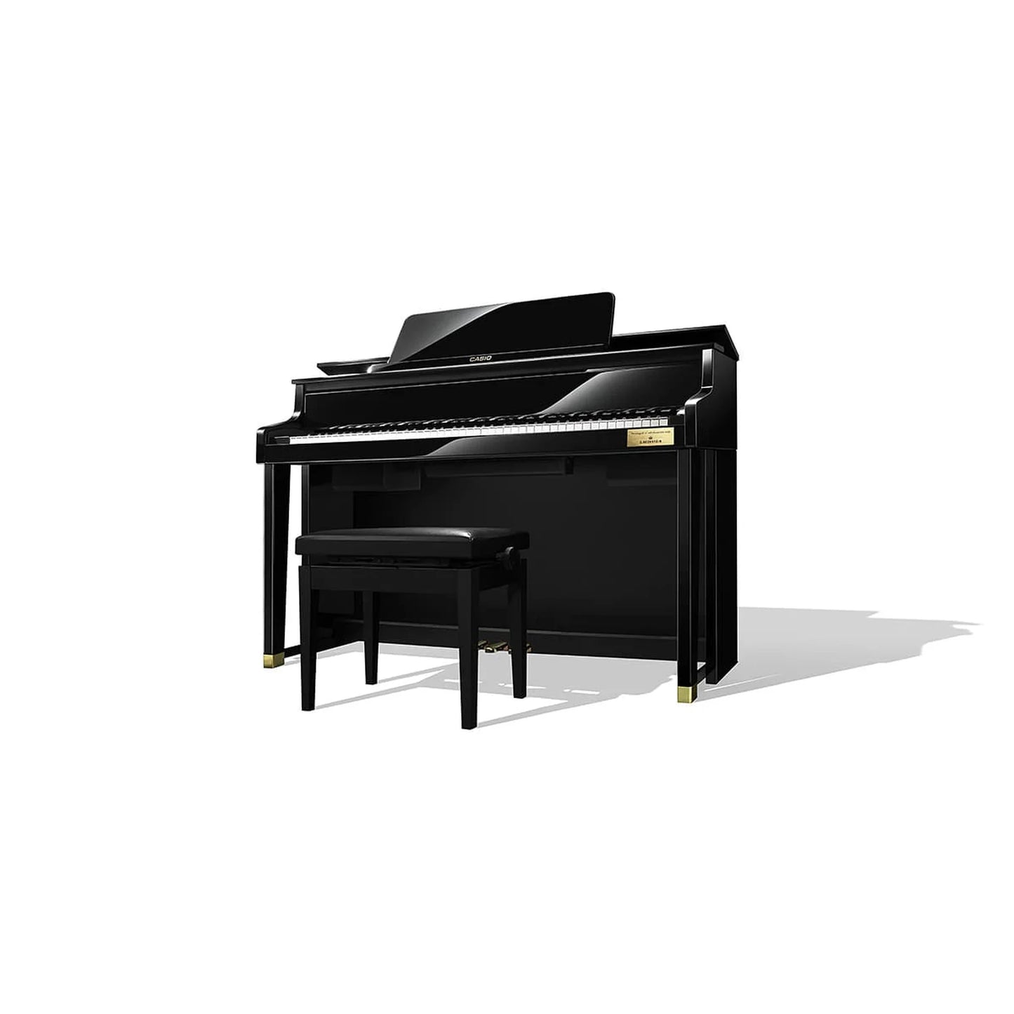 Casio Celviano GP-510BP Grand Hybrid Piano - Gloss Black side