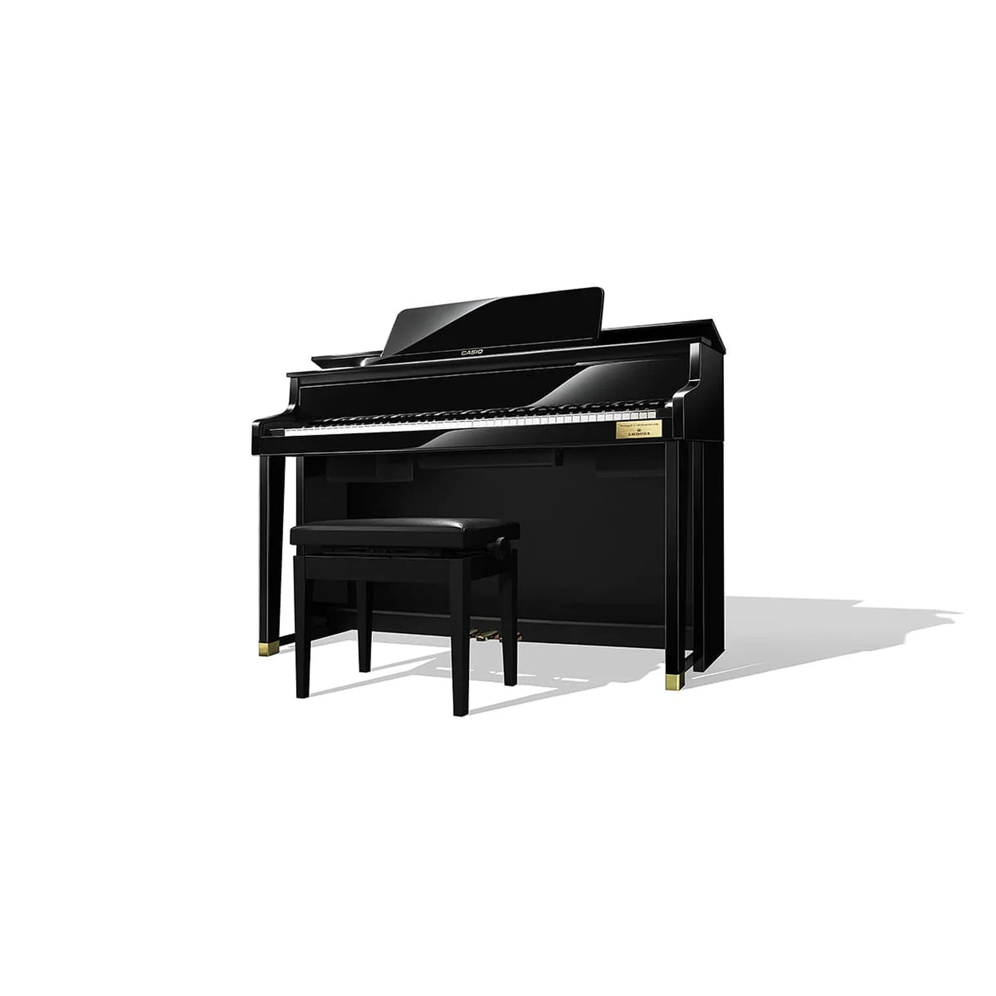 Casio Celviano GP-510BP Grand Hybrid Piano - Gloss Black side