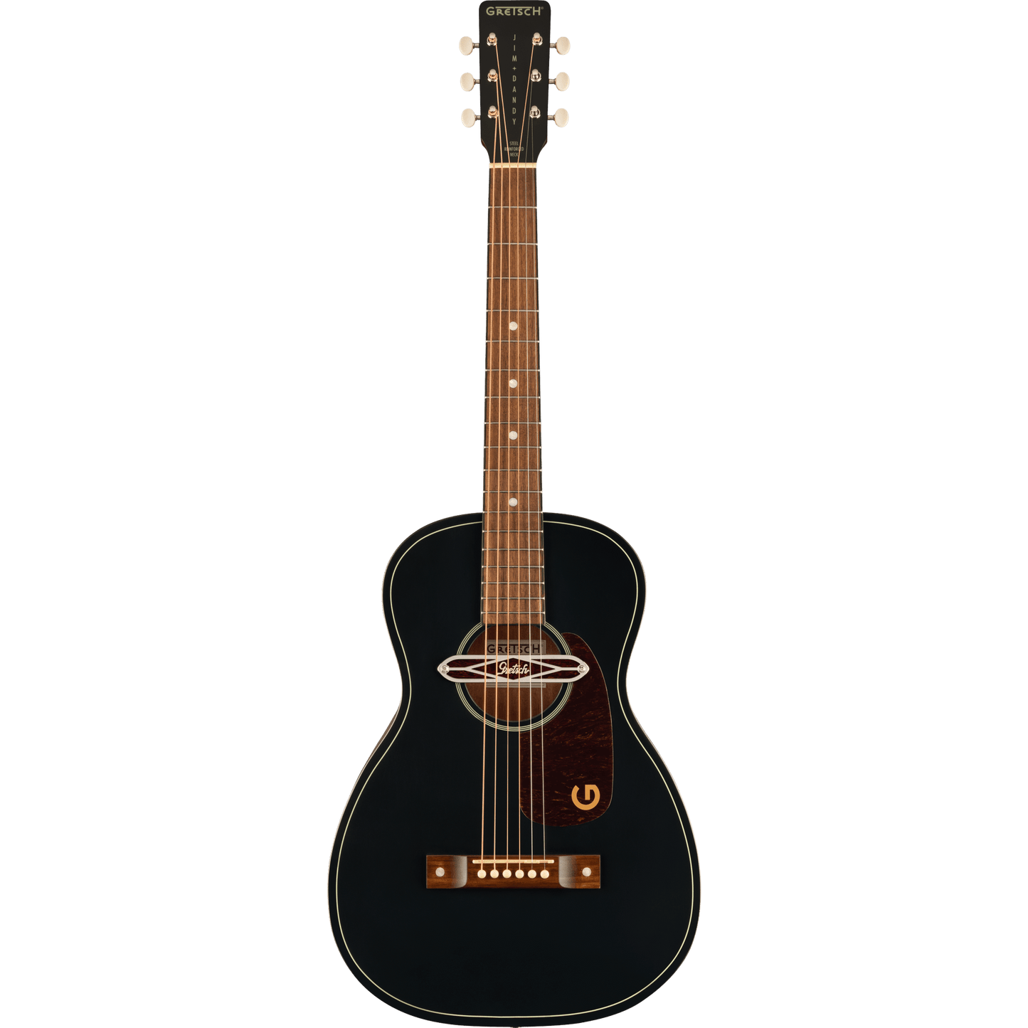 Gretsch Jim Dandy Deltoluxe Parlour Acoustic Guitar - Blacktop - Joondalup Music Centre