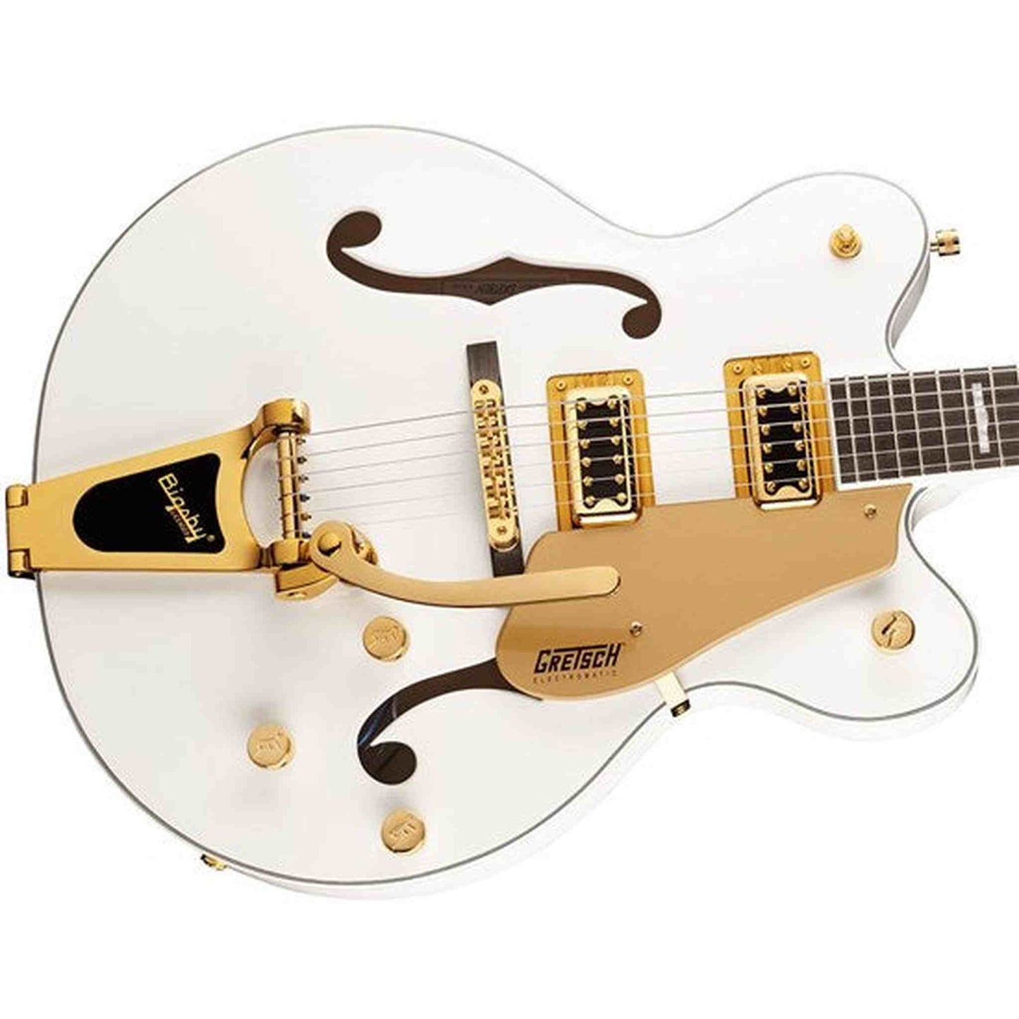 Gretsch G5422TG Electomatic Classic Hollow Double Cut Electric Guitar - Snow Crest White - Joondalup Music Centre