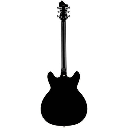 Hagstrom Viking Deluxe Baritone Semi-Hollow Electric Guitar - Black Gloss - Joondalup Music Centre