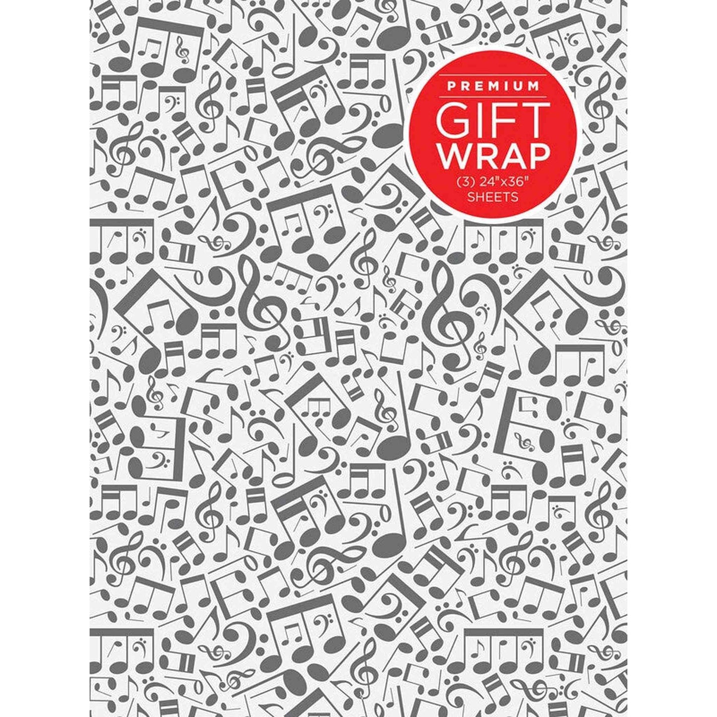 Gift Wrapping Paper Music Notes Theme - Joondalup Music Centre