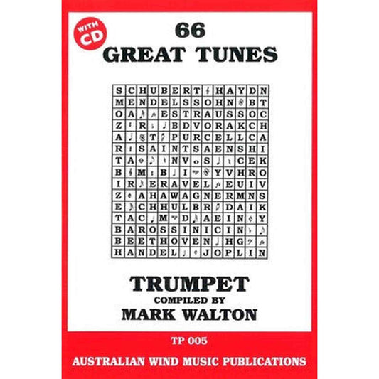 66 Great Tunes Trumpet Bk/CD - Joondalup Music Centre