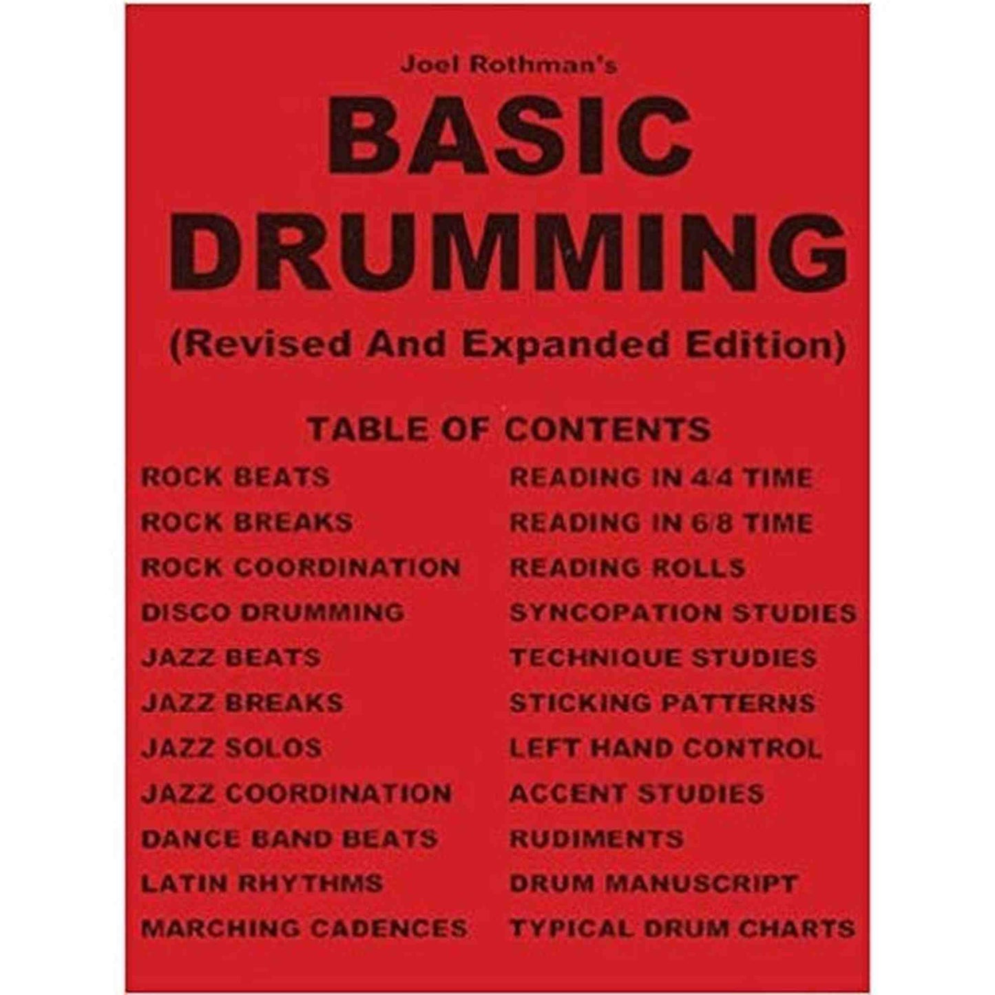 Basic Drumming Revised And Expanded - Joondalup Music Centre