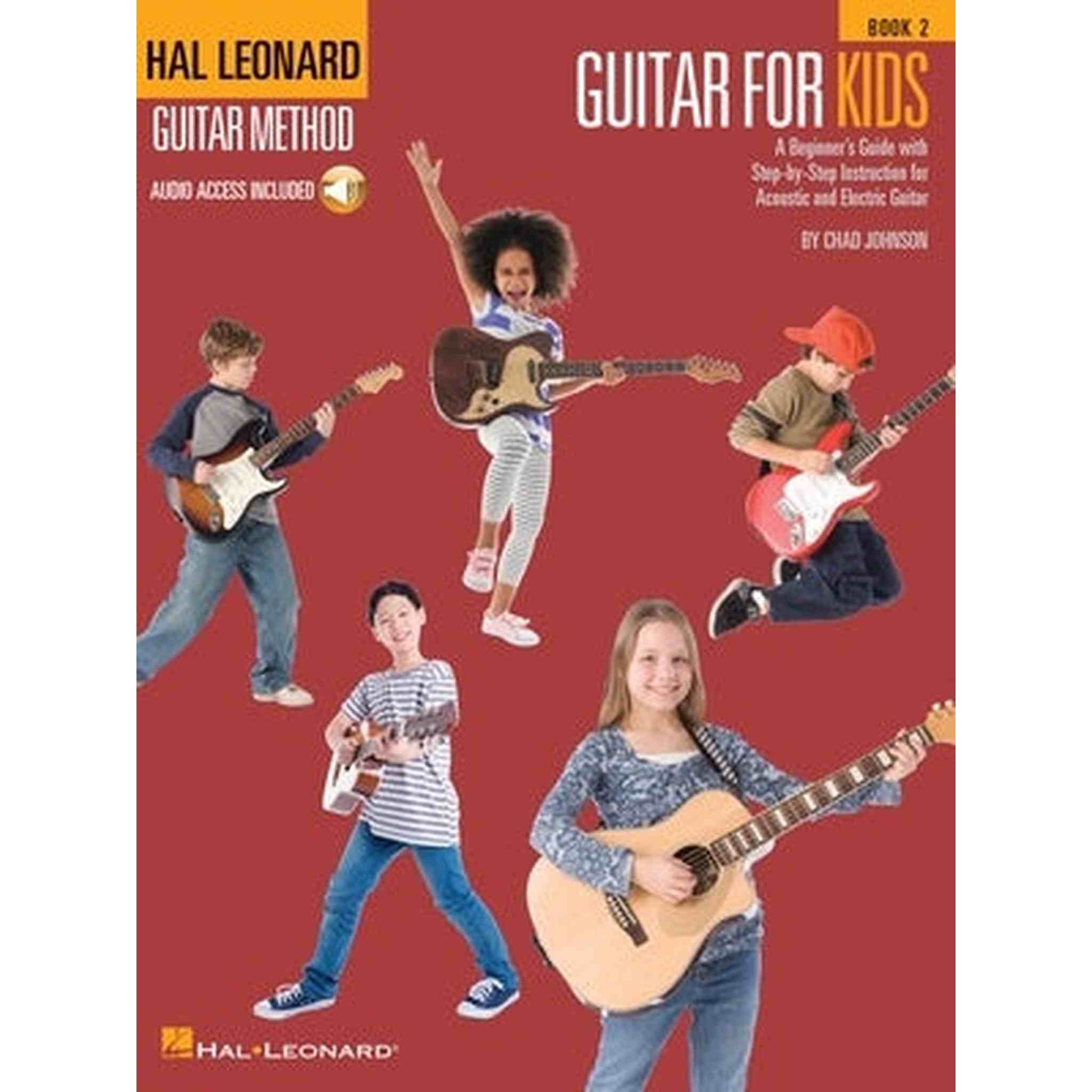 HAL LEONARD GUITAR FOR KIDS METHOD BK 2 BK/OLA - Joondalup Music Centre