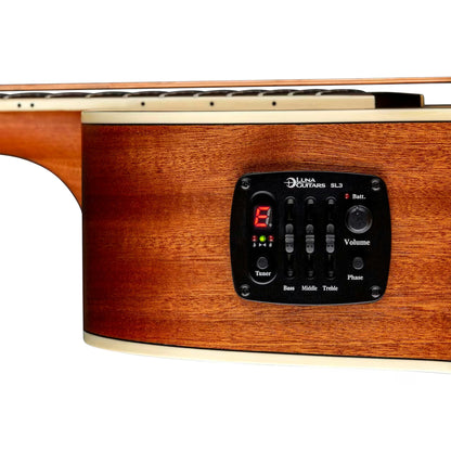 Luna Henna Dragon Electric Acoustic Guitar