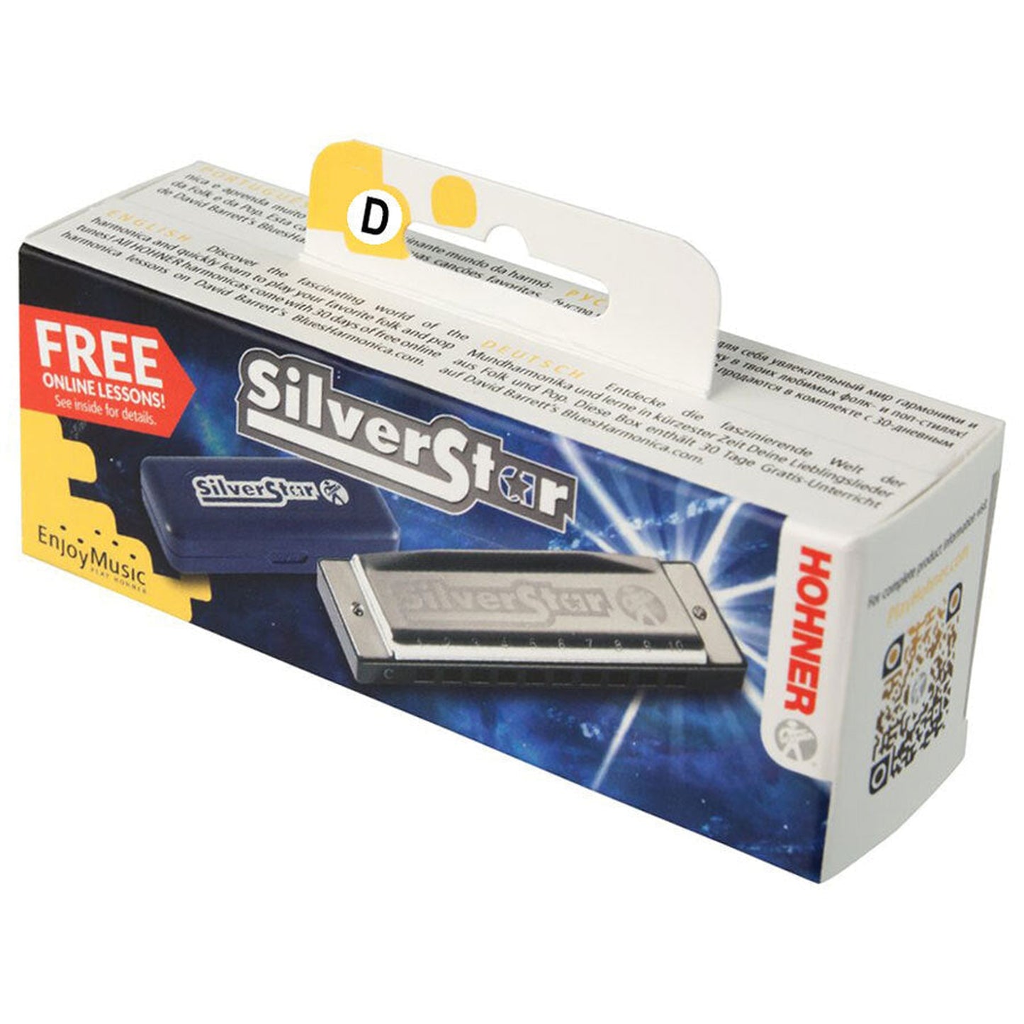 Hohner Harmonica - Silverstar - D - Joondalup Music Centre