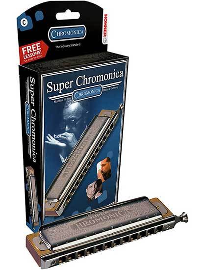 Hohner Super Chromonica 12 Hole Chromatic Harmonica - C Major Diatonic - Joondalup Music Centre