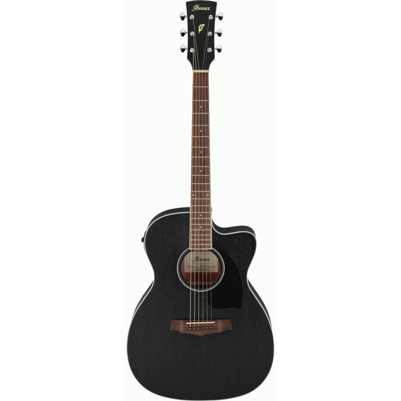 Ibanez PC14MHCE WK Acoustic/Electric Guitar - Weathered Black - Joondalup Music Centre