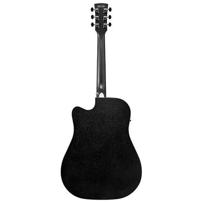 Ibanez AW84CE WK Acoustic Guitar - Weathered Black