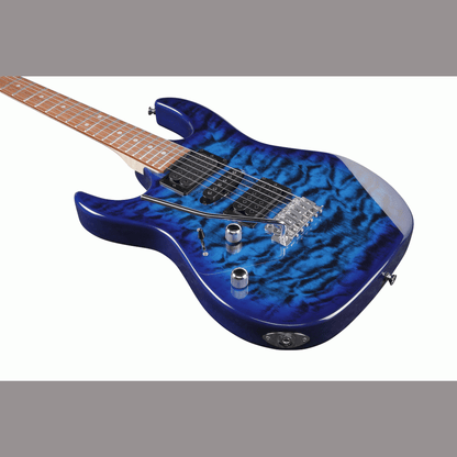 IBANEZ RX70QAL ELECTRIC GUITAR L/H - TRANSPARENT BLUE BURST - Joondalup Music Centre