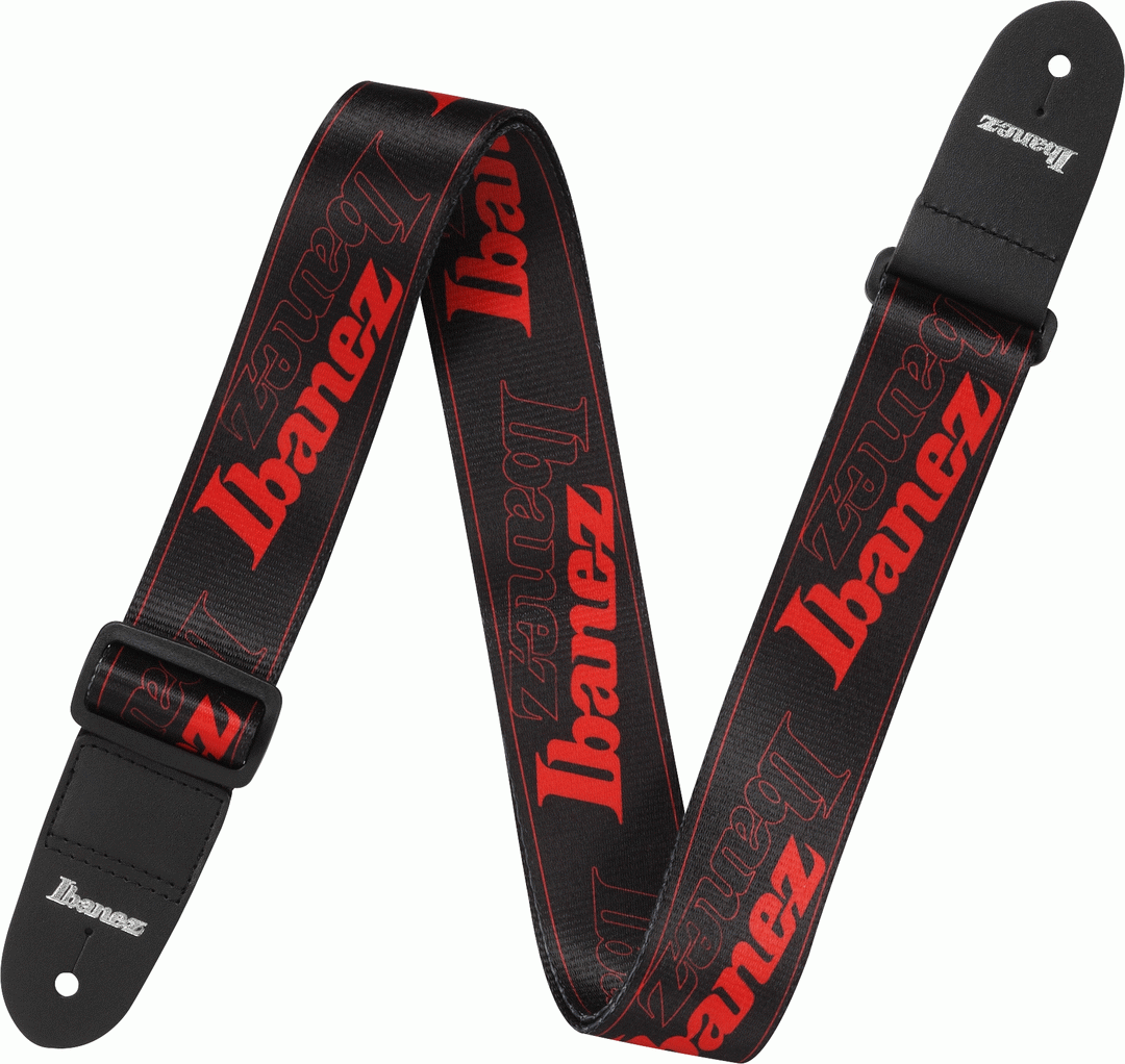 Ibanez GSD50 Guitar Strap - Red - Joondalup Music Centre