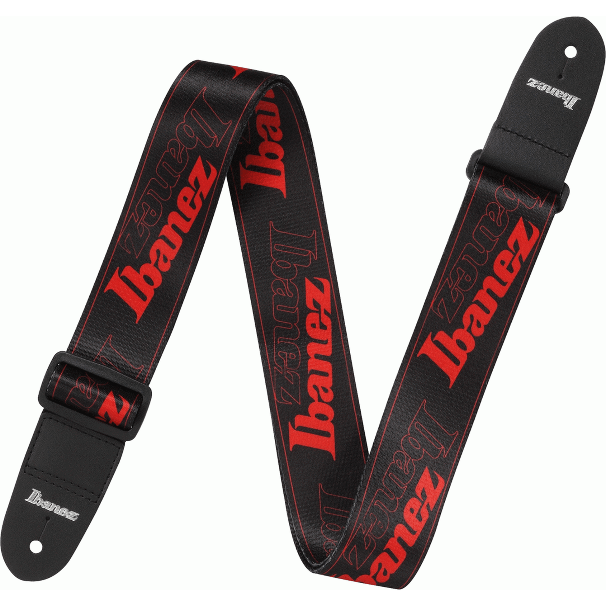 Ibanez GSD50 Guitar Strap - Red - Joondalup Music Centre