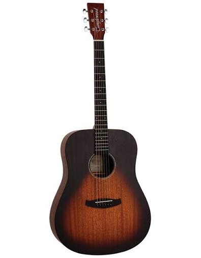 Tanglewood TC5-E Crossroads Dreadnought Acoustic Guitar - Whiskey Burst Satin