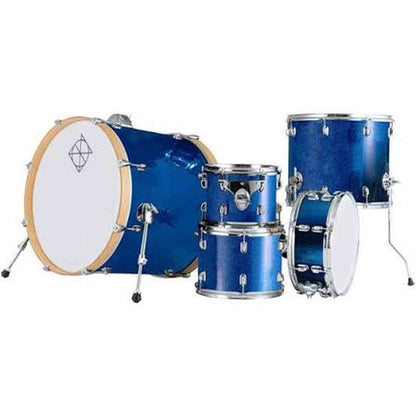 Dixon Spark Standard Series 5-Pce Drum Kit with Cymbals - Ocean Blue Sparkle