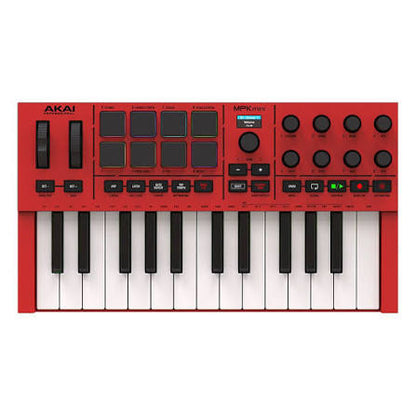 Akai MPK Mini IV Compact Keyboard & Pad Controller - Red