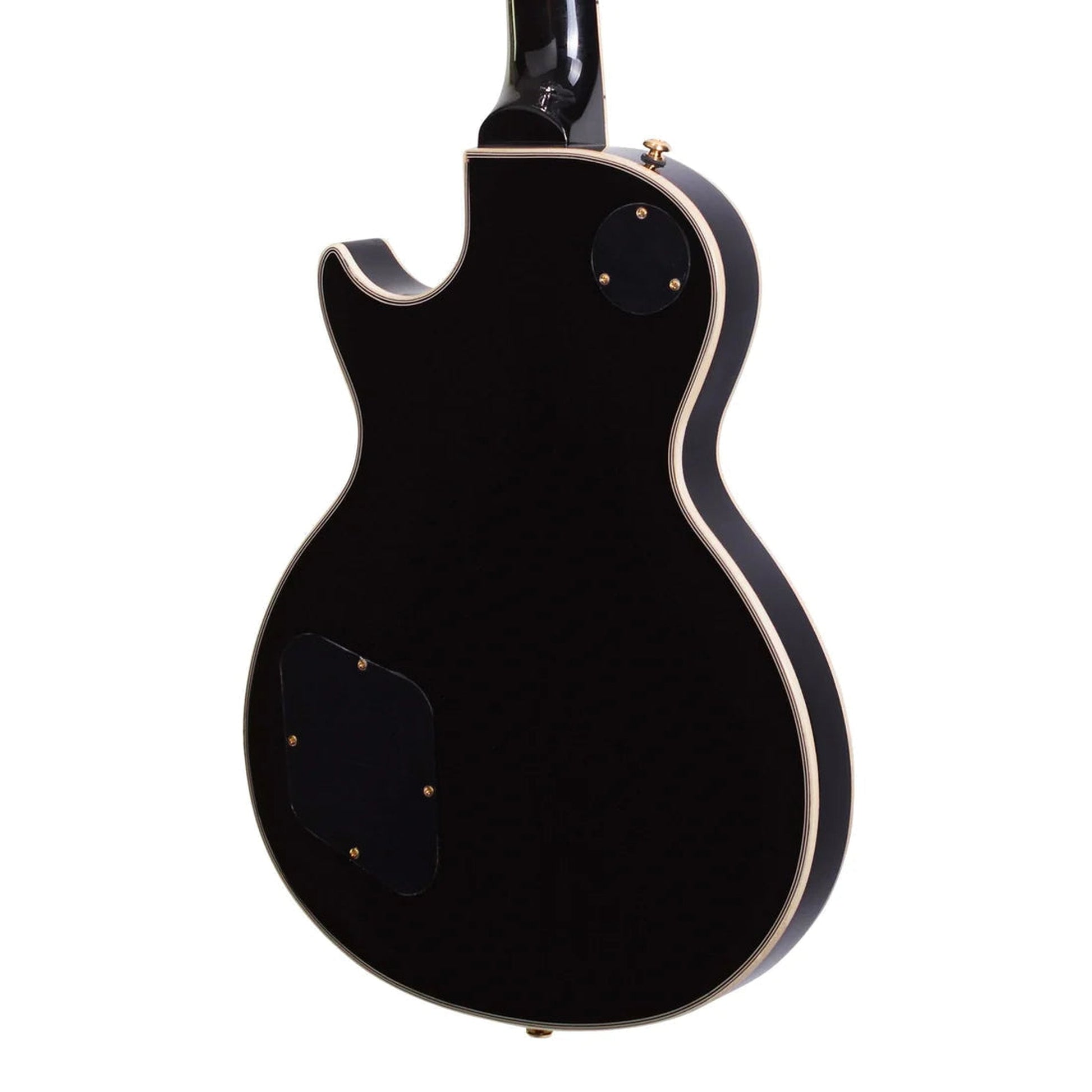 J&D LUTHIERS LP-CUSTOM STYLE ELECTRIC GUITAR - BLACK - Joondalup Music Centre