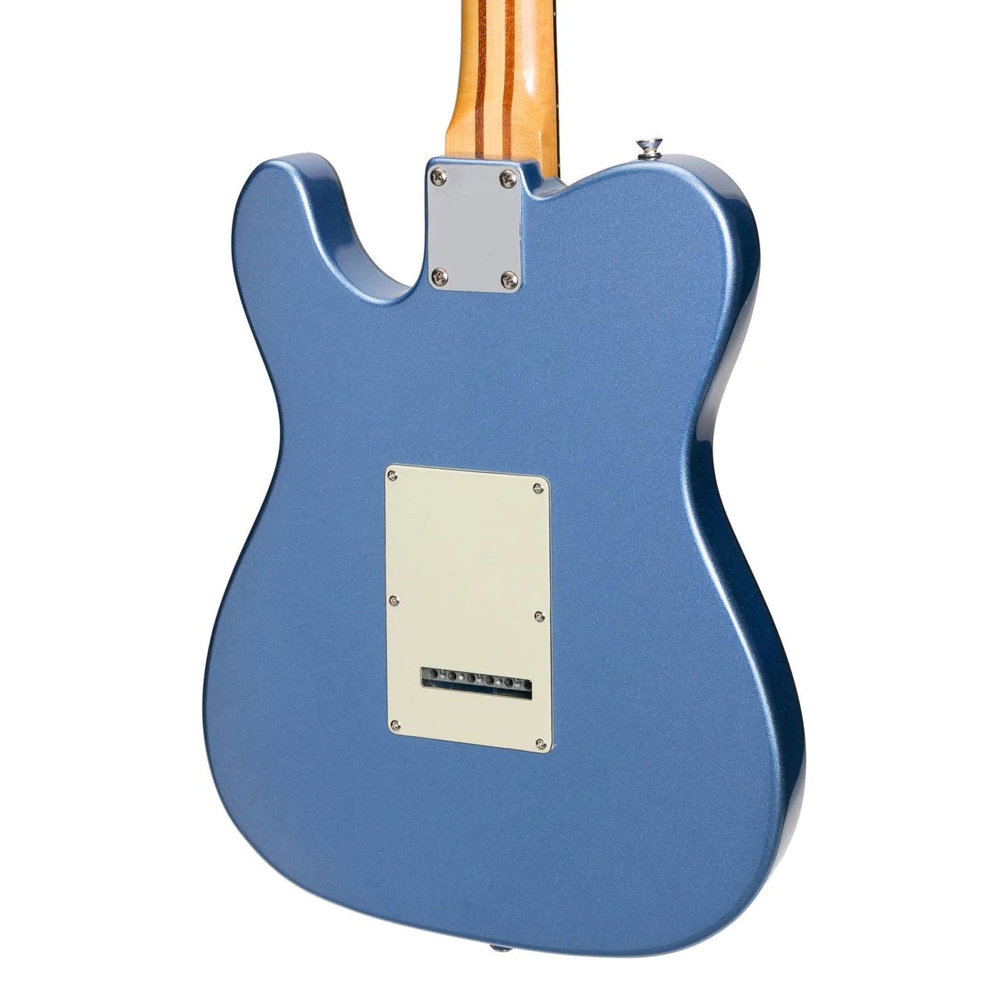 J&D LUTHIERS DELUXE TELE SYLE ELECTRIC GUITAR - METALLIC BLUE - Joondalup Music Centre