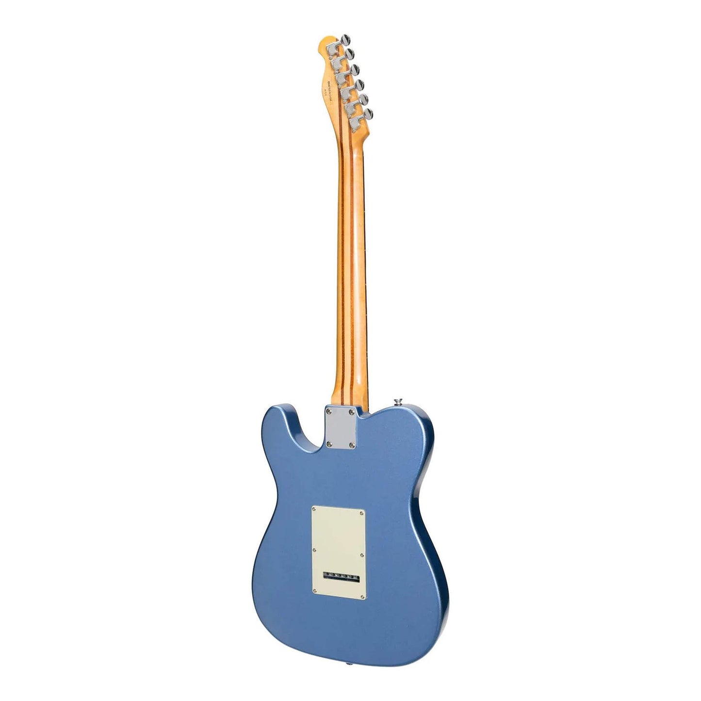 J&D LUTHIERS DELUXE TELE SYLE ELECTRIC GUITAR - METALLIC BLUE - Joondalup Music Centre