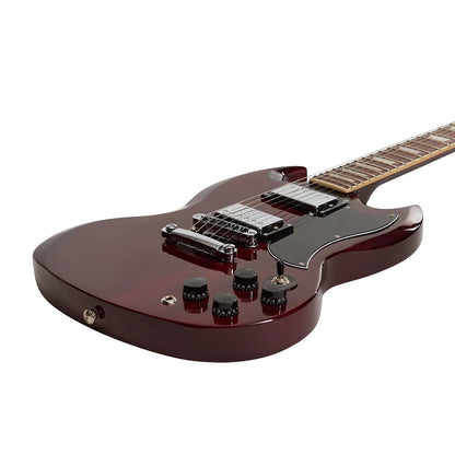 J&D LUTHIERS SG STYLE ELECTRIC GUITAR - CHERRY - Joondalup Music Centre