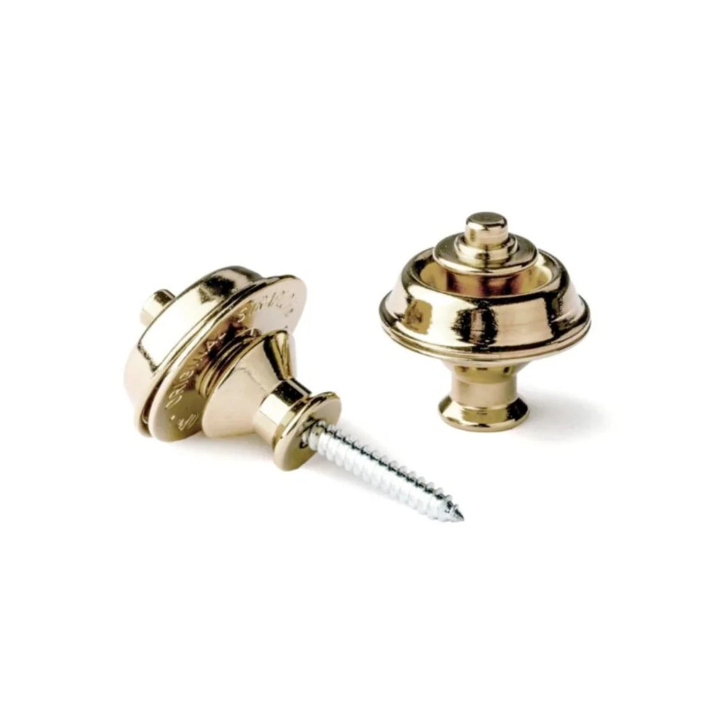 Jim Dunlop J103BR Dual Design Straplock - Brass