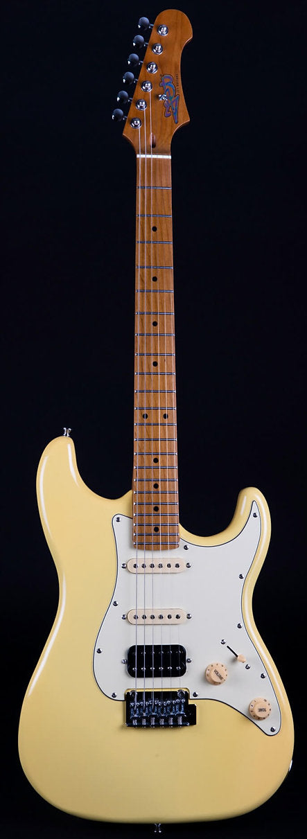 JET JS-400 HSS STRAT STYLE ELECTRIC GUITAR - VINTAGE YELLOW - Joondalup Music Centre