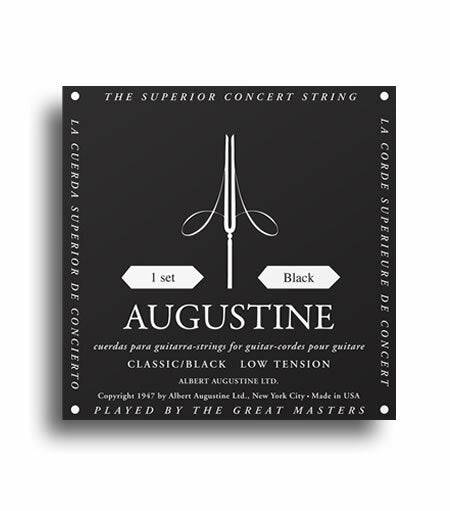 Augustine Classic Black - Regular Tension Classical Guitar Strings - Joondalup Music Centre