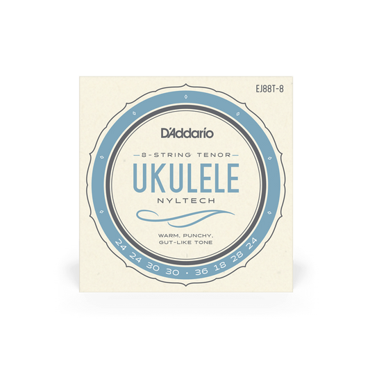 DADDARIO UKULELE STRINGS - 8 STRING TENOR - Joondalup Music Centre