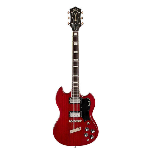 Guild Polara Deluxe Electric Guitar - Cherry Red