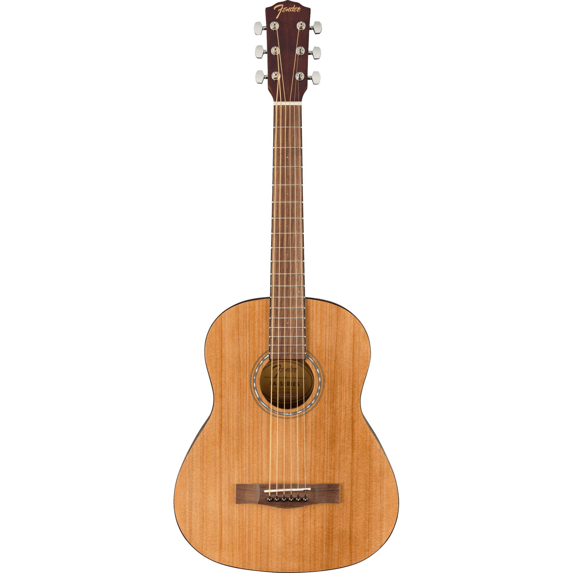 Fender FA-15 3/4 Scale Steel Acoustic Guitar W/Gig Bag - Natural-ACOUSTIC GUITAR-Joondalup Music Centre