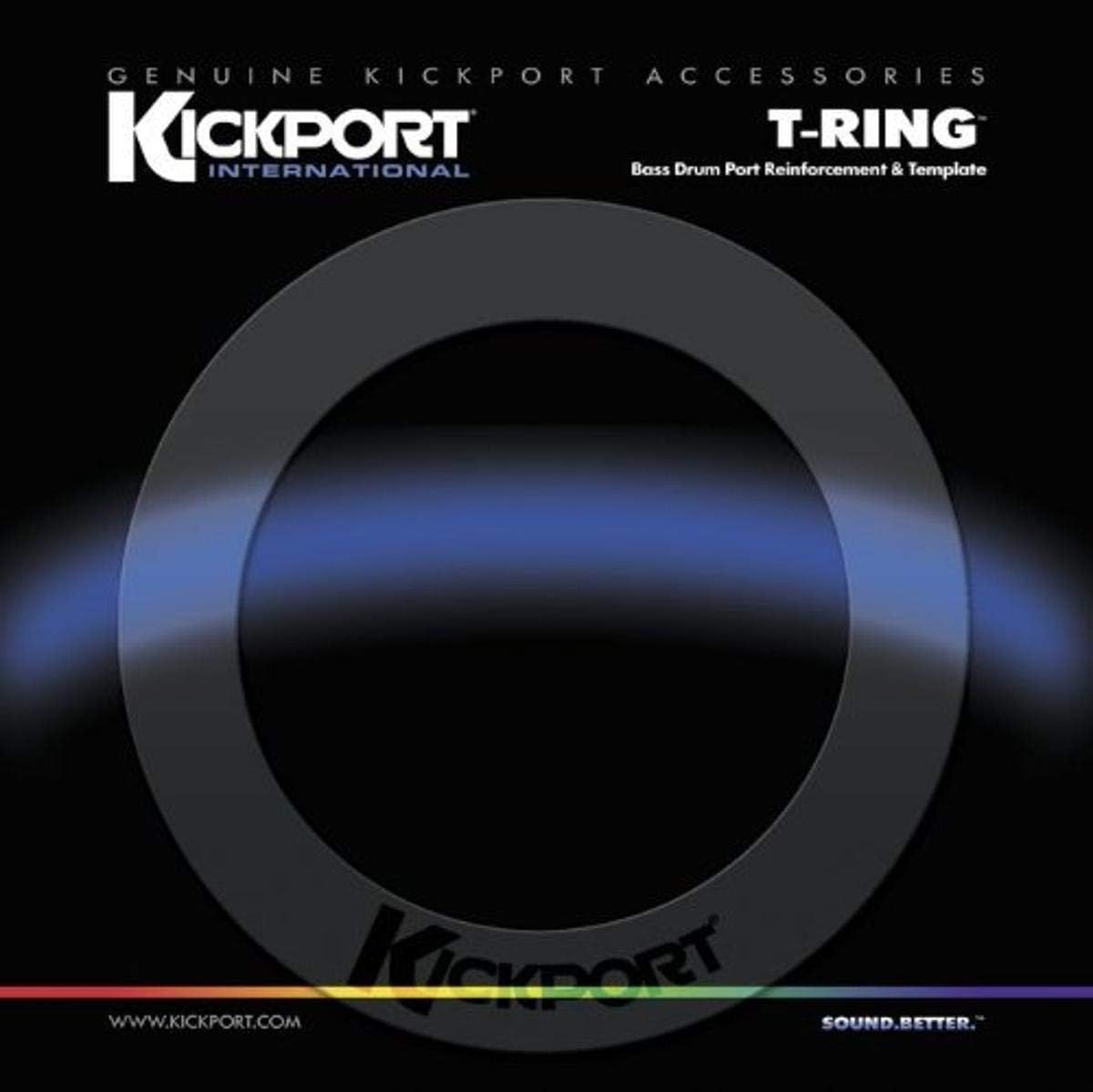 Kickport T-Ring Bass Drum Port Template & Reinforcement - Clear - Joondalup Music Centre
