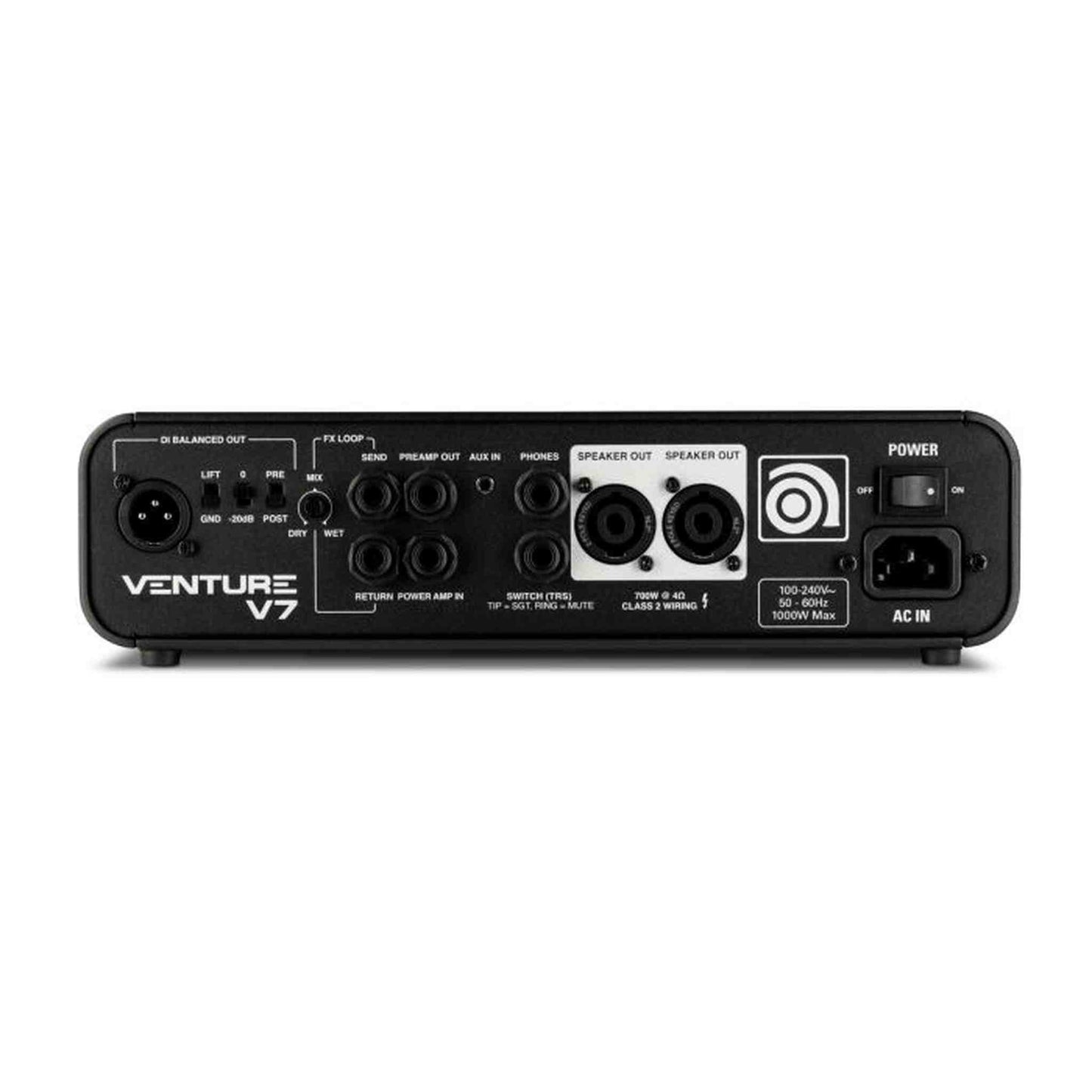 Ampeg Venture V7 Bass Amplifier Head - 700 Watt