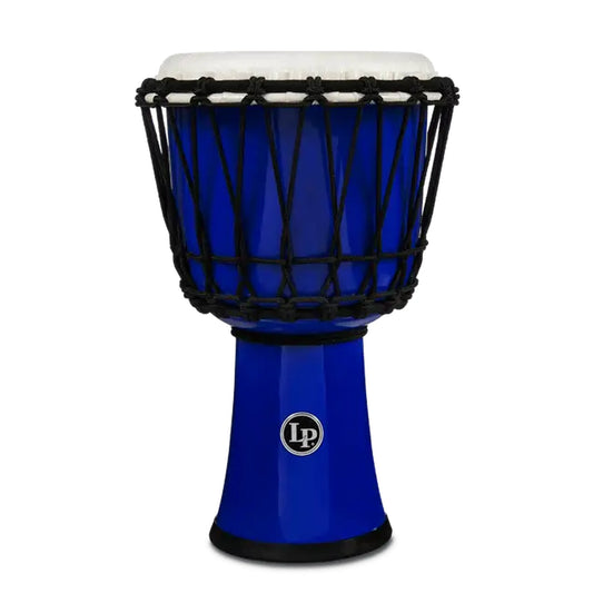 Latin Percussion LP 7 Rope Tuned Circle Djembe - Blue