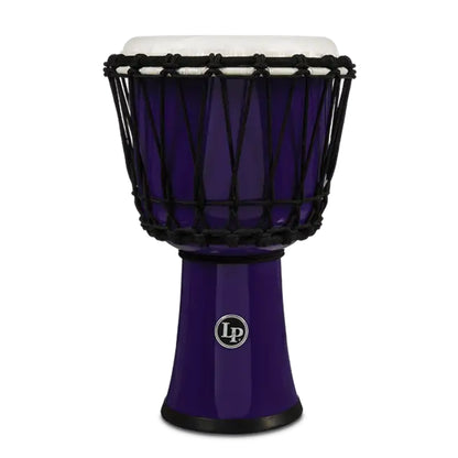 Latin Percussion LP 7 Rope Tuned Circle Djembe - Purple