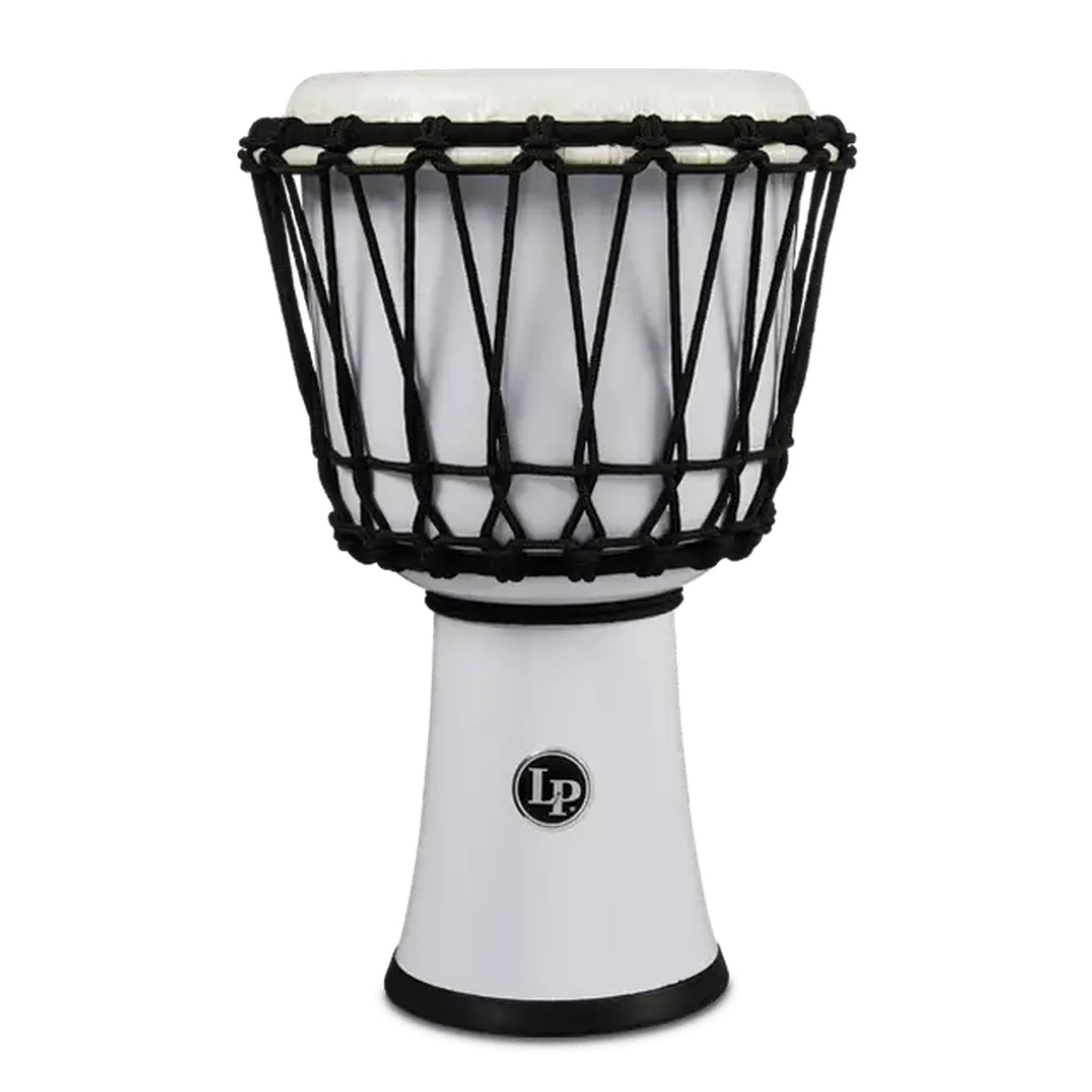 Latin Percussion LP 7 Rope Tuned Circle Djembe - White