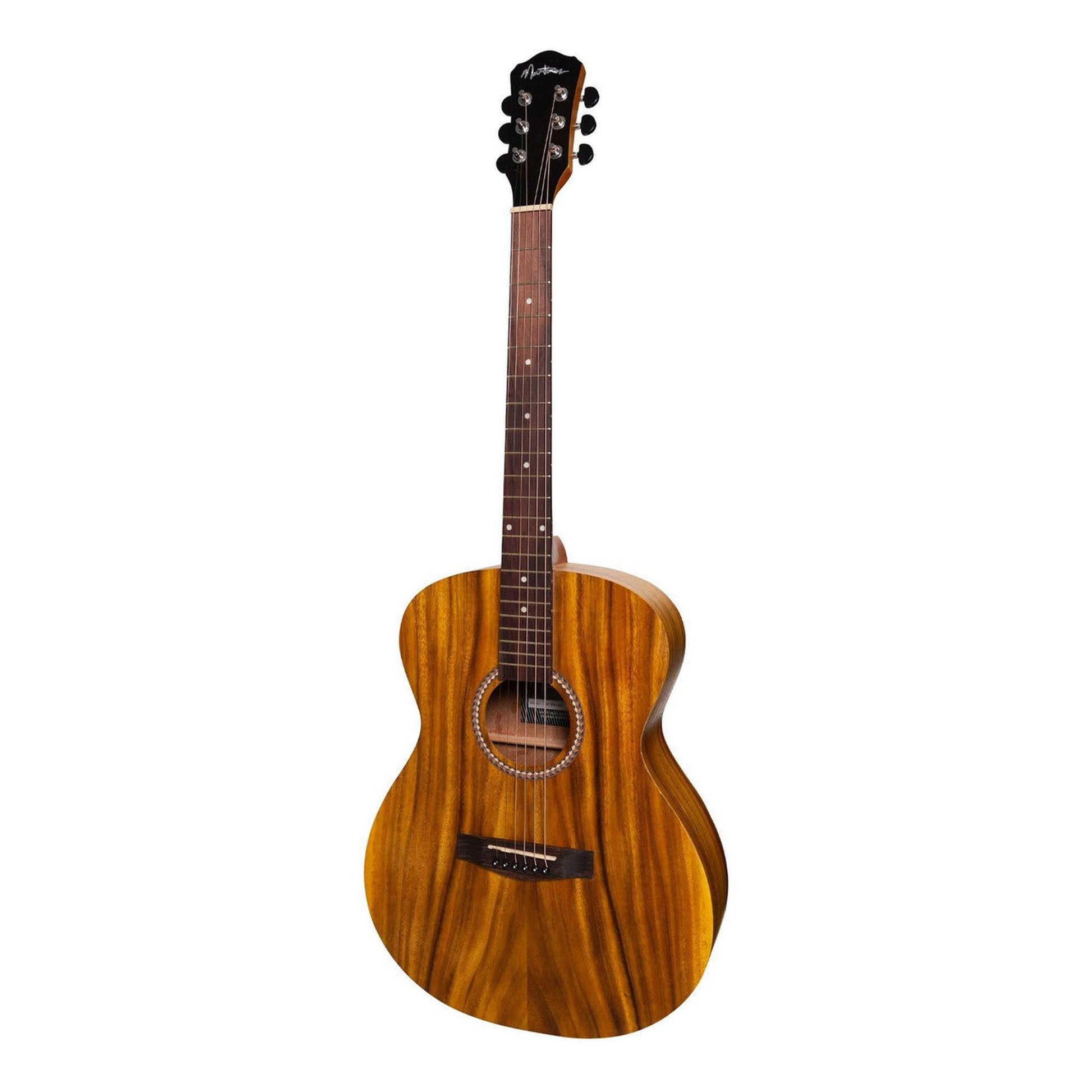 Martinez MF-25KPL-NST Small Body Acoustic Guitar - Left Handed - Koa - Joondalup Music Centre