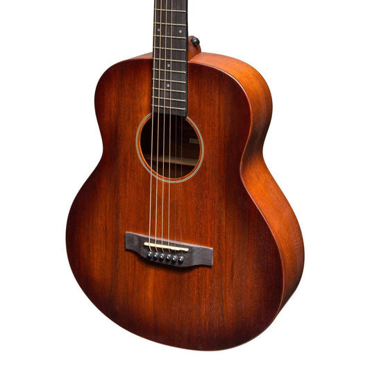 Martinez Southern Star TS-Mini Acoustic Guitar - Satin Sunburst (w/case) - Joondalup Music Centre