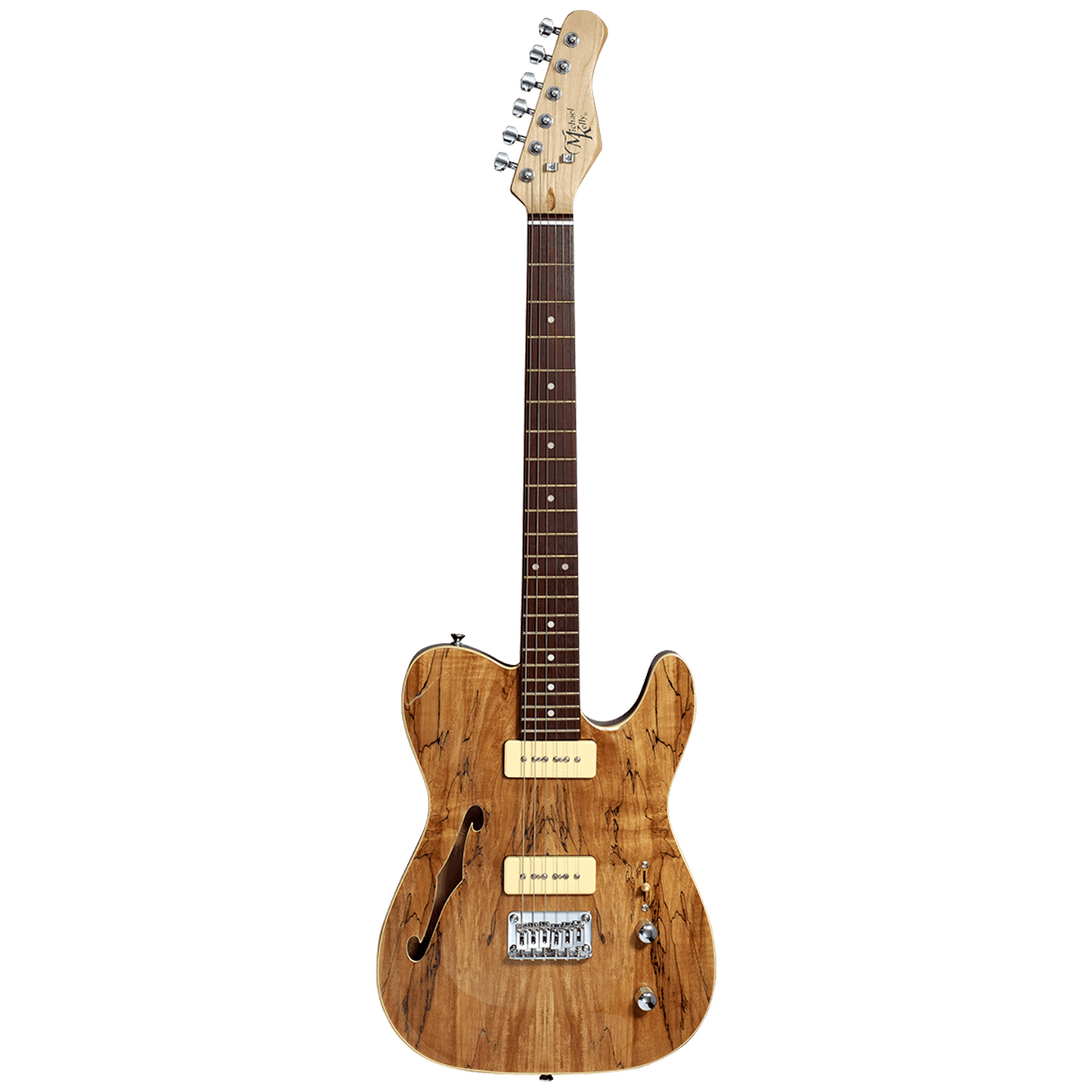 Michael Kelly Spalted Maple 59 Thinline Electric Guitar - Joondalup Music Centre