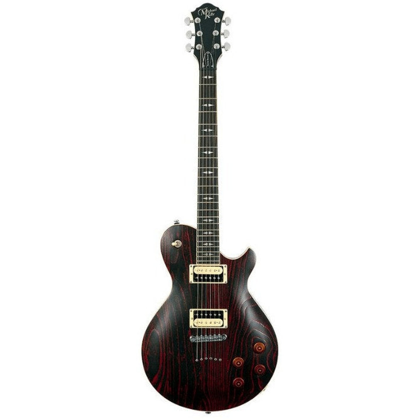 MICHAEL KELLY PATRIOT DECREE ELECTRIC GUITAR - OPEN PORE TRANSPARENT RED - Joondalup Music Centre