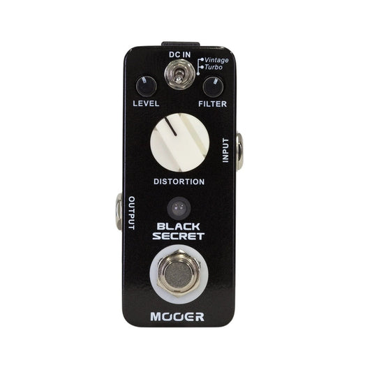 Mooer Black Secret Distortion Effects Pedal - Joondalup Music Centre