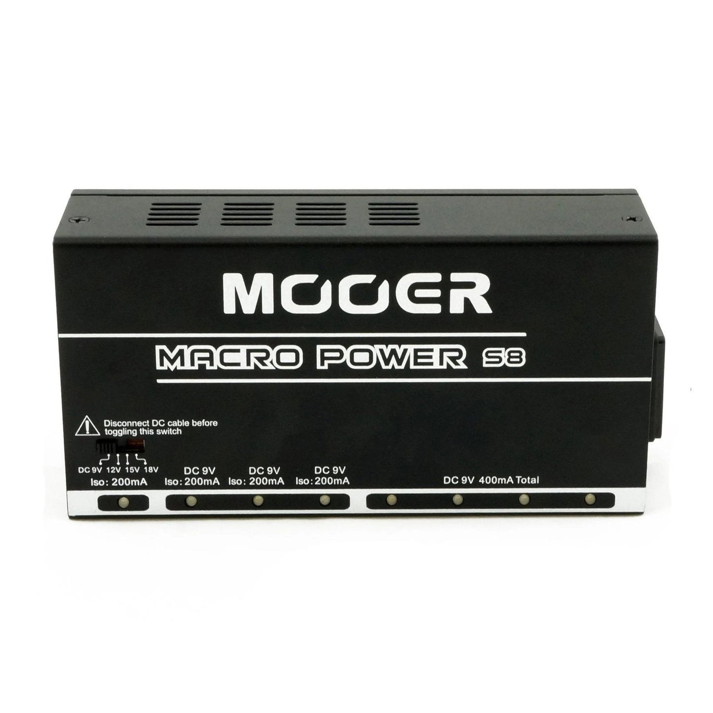 MOOER MACRO POWER 8-PORT EFFECTS PEDAL POWER SUPPLY - Joondalup Music Centre