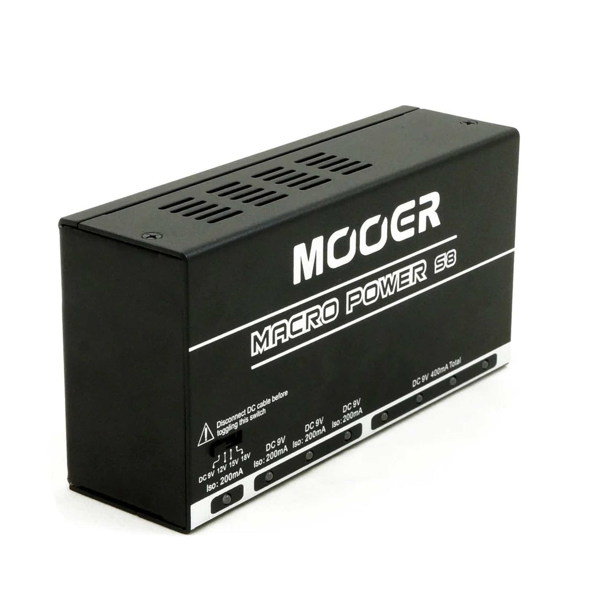 MOOER MACRO POWER 8-PORT EFFECTS PEDAL POWER SUPPLY - Joondalup Music Centre